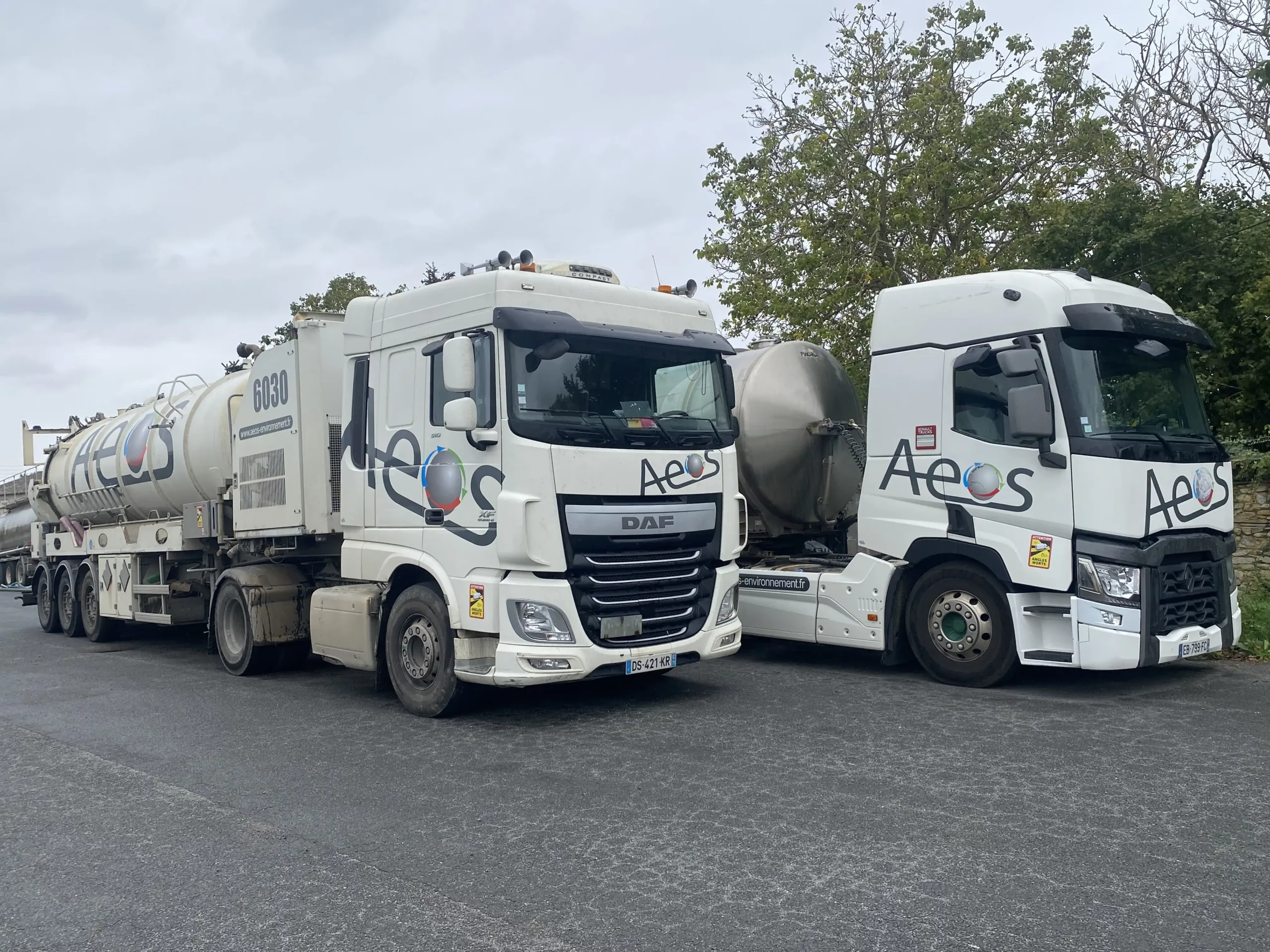 camions d'assainissement