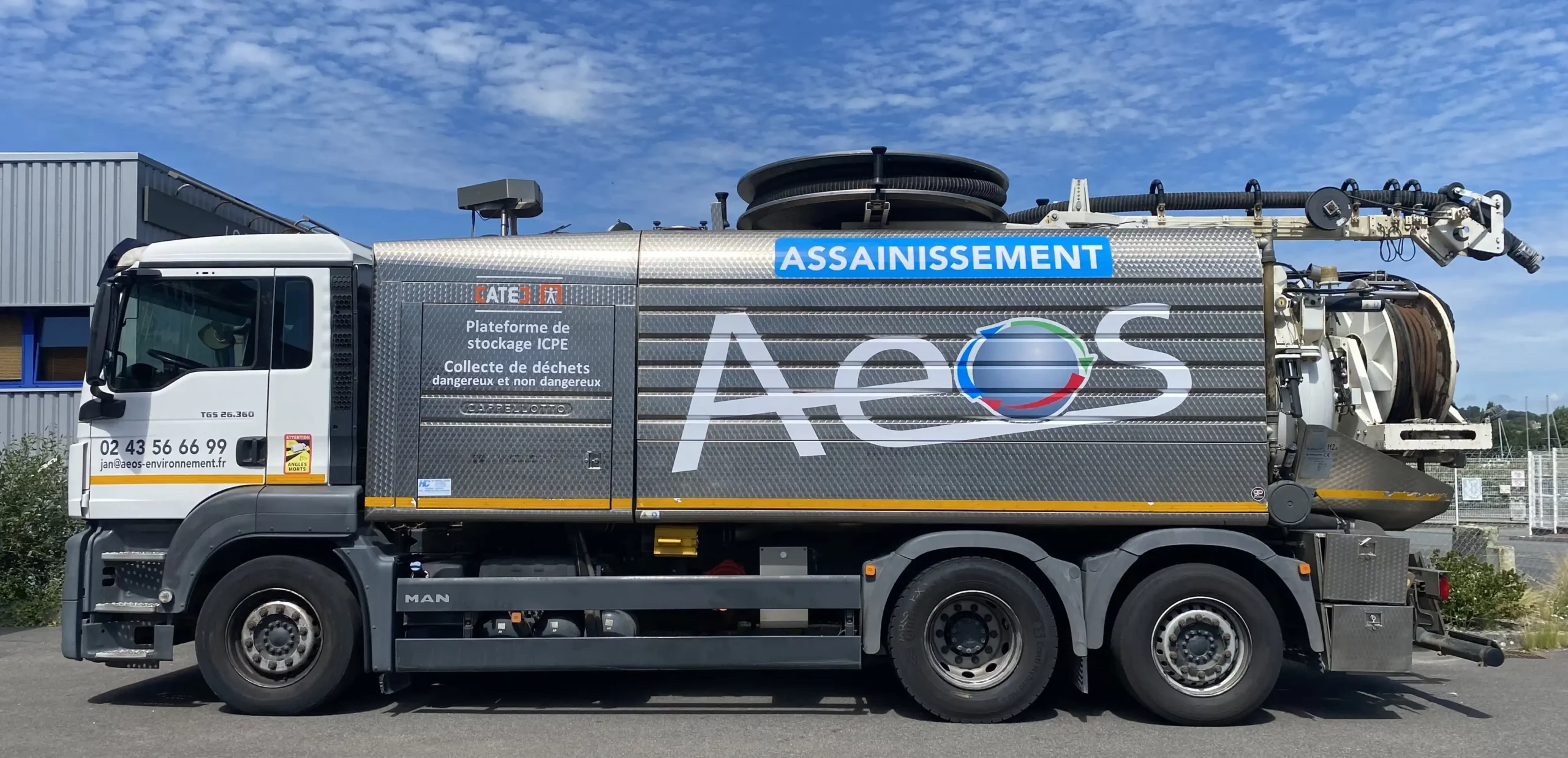 camion de collecte de déchets